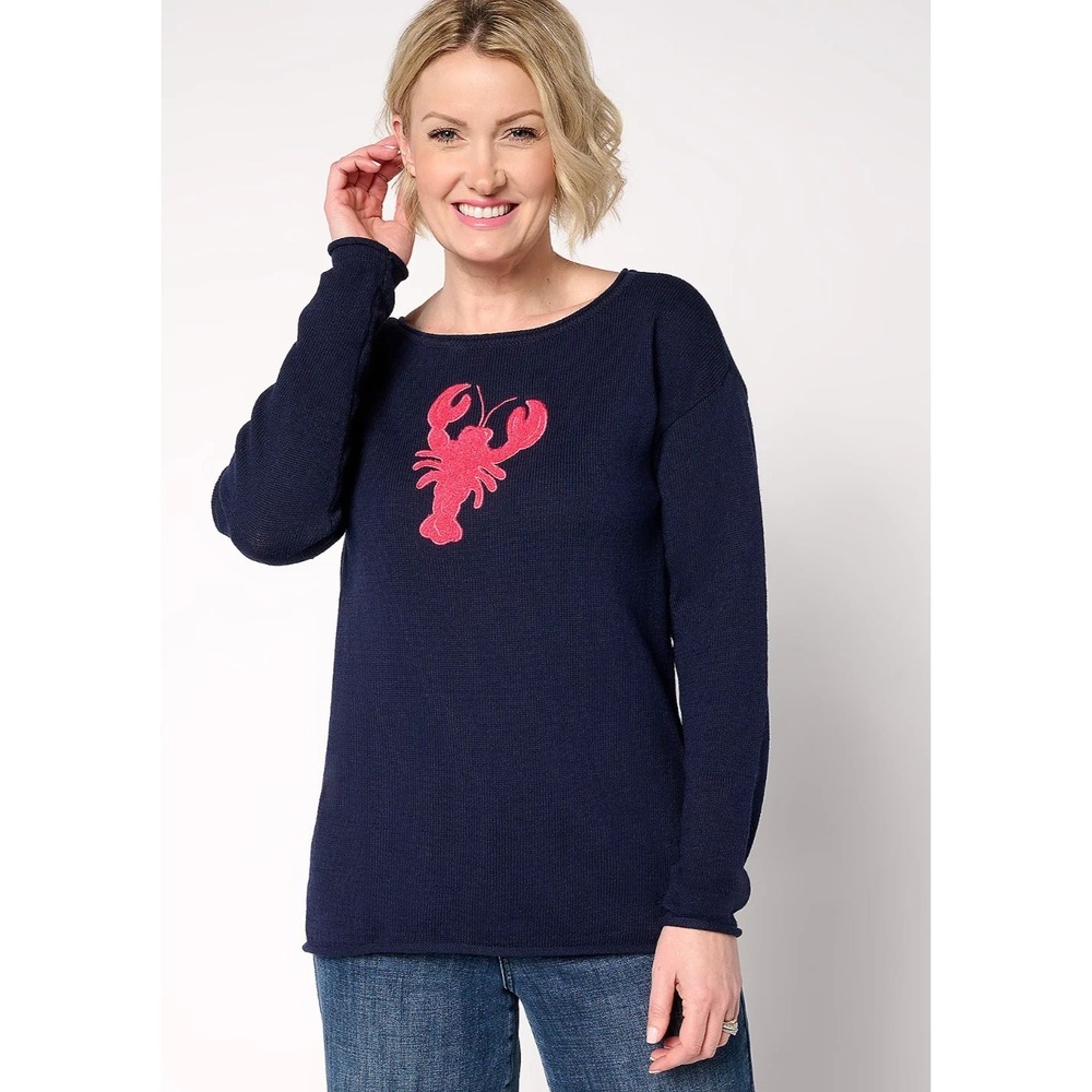 Belle by Kim Gravel Harbor Island Sweater Twilight, Medium  #33E